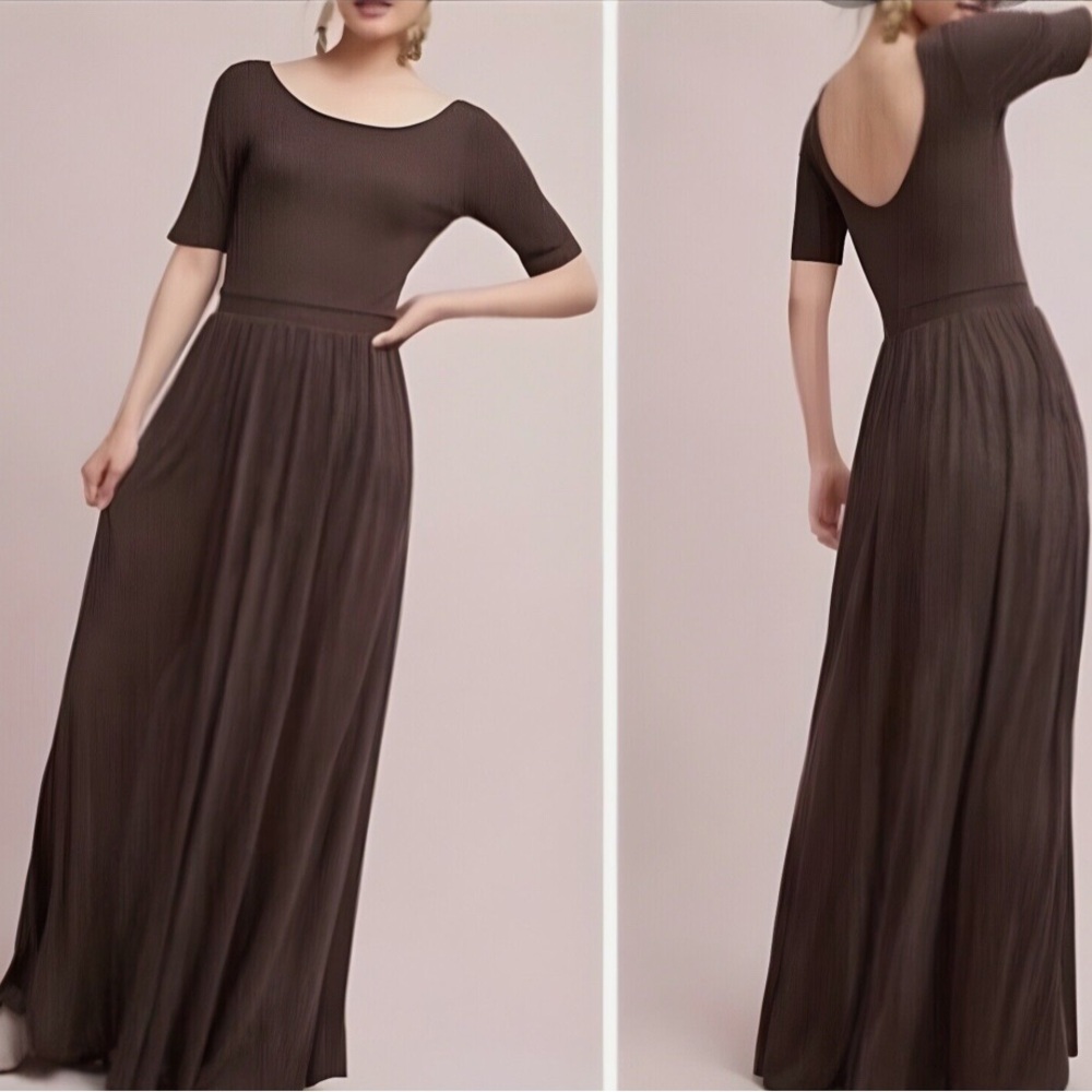 Anthropologie Bordeaux Dress - XS